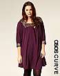 ASOS CURVE Plus Size Coin Embellished Shift Dress