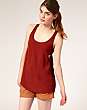 ASOS Cut Out Side Popper Vest