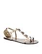 ASOS FLING Leather Flat Sandals With Studded Strap - 2