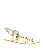 ASOS FLISS Leather Plait & Strappy Flat Sandal