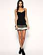ASOS Jersey And Mesh Rara Skirt