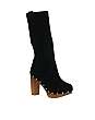ASOS KESTRAL Leather Clog High Leg Boots