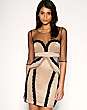 ASOS Lace And Mesh Contour Dress