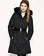 ASOS Longline Padded Coat With Hood