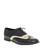 ASOS MARKY Leather Lace Up Woven Brogue