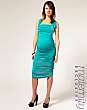 ASOS MATERNITY Exclusive Ruched Midi Dress
