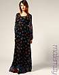 ASOS MATERNITY Star Flower Print Maxi Dress