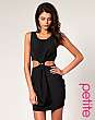 ASOS PETITE Cut Out Popper Dress