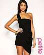 ASOS PETITE Drape One Shoulder Dress