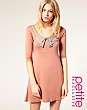 ASOS PETITE Exclusive Folded Collar Jersey Dress