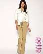 ASOS PETITE Exclusive Tailored Trousers With Bow Tie High Waist