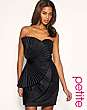 ASOS PETITE Fan Pleated Bandeau Dress