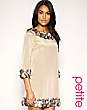 ASOS PETITE Floral Cluster Hem Tunic