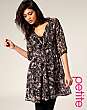 ASOS PETITE Printed Georgette Blouse Dress