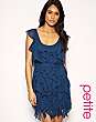 ASOS PETITE Soft Frill Belted Dress