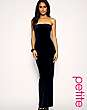 ASOS PETITE Velvet Boob Tube Maxi Dress