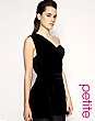 ASOS PETITE Velvet One Shoulder Playsuit