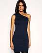 ASOS Ponti Exaggerated One Shoulder Dress