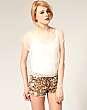 ASOS Sheer Panel Shell Top