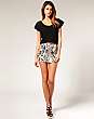 ASOS Snake Print Mini Tube Skirt