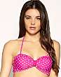 ASOS Spot Print Bandeau Bikini Top