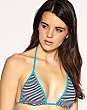 ASOS Stripe Triangle Halter Bikini Top
