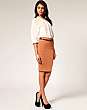ASOS Tailored Belted Ponti Pencil Skirt