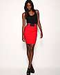 ASOS Tailored Bengaline Tab Front Pencil Skirt