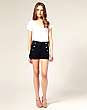 ASOS Tailored Shorts With Gold Buttons