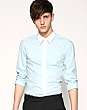 ASOS Tailoring Contrast Trim Slim Fit Shirt