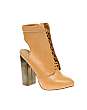 ASOS TASK Open Back Lace Up Shoe Boot