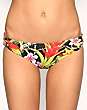 ASOS Tropical Print Hipster With Gold D Rings