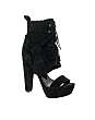ASOS TURTLE Suede Wraparound High Shoeboot