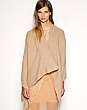 ASOS WHITE Chunky Ribbed Cape