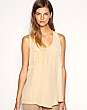 ASOS WHITE Silk And Chiffon Vest