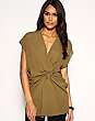 ASOS Zip Detail Drapey Tunic