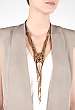 Bailey Brass Aztec Chain Necklace by Dannijo