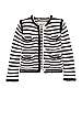 Baniel Soft Striped Cropped Cardigan by By Malene Birger