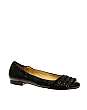Be&D Chain Detail Leather Flat Shoes