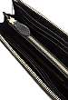 Black Daria Slim Zip Wallet by Mulberry
