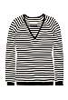 Black John Striped Sweater by By Malene Birger