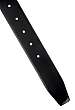 Black Leather Embossed Logo Buckle Belt by Hugo Boss Black