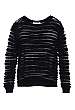 Black Loose Open Knit Sweater by Vanessa Bruno Athe