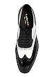 Black Patent White Calf Dress Shoes by Loake
