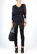 Black Skinny Leather Waisted Belt by Joseph