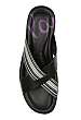 Black Swami Striped Sandal by Paul Smith
