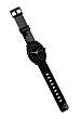 Black Time Teller PU Watch by Nixon