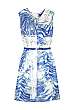 Blue Twist Dress by Mulberry