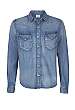 Blue Vintage Wash Light Denim Shirt by Edwin