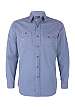 Blue Washed Chambray Work Shirt by Polo Ralph Lauren